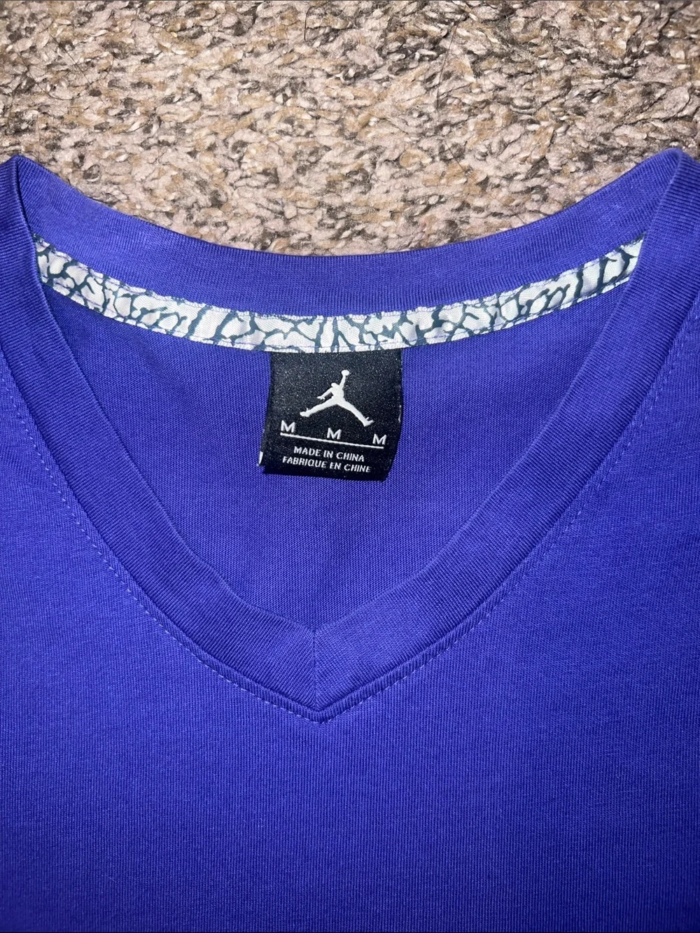 Jordan Men's V-Neck Pocket Tee in Royal Blue